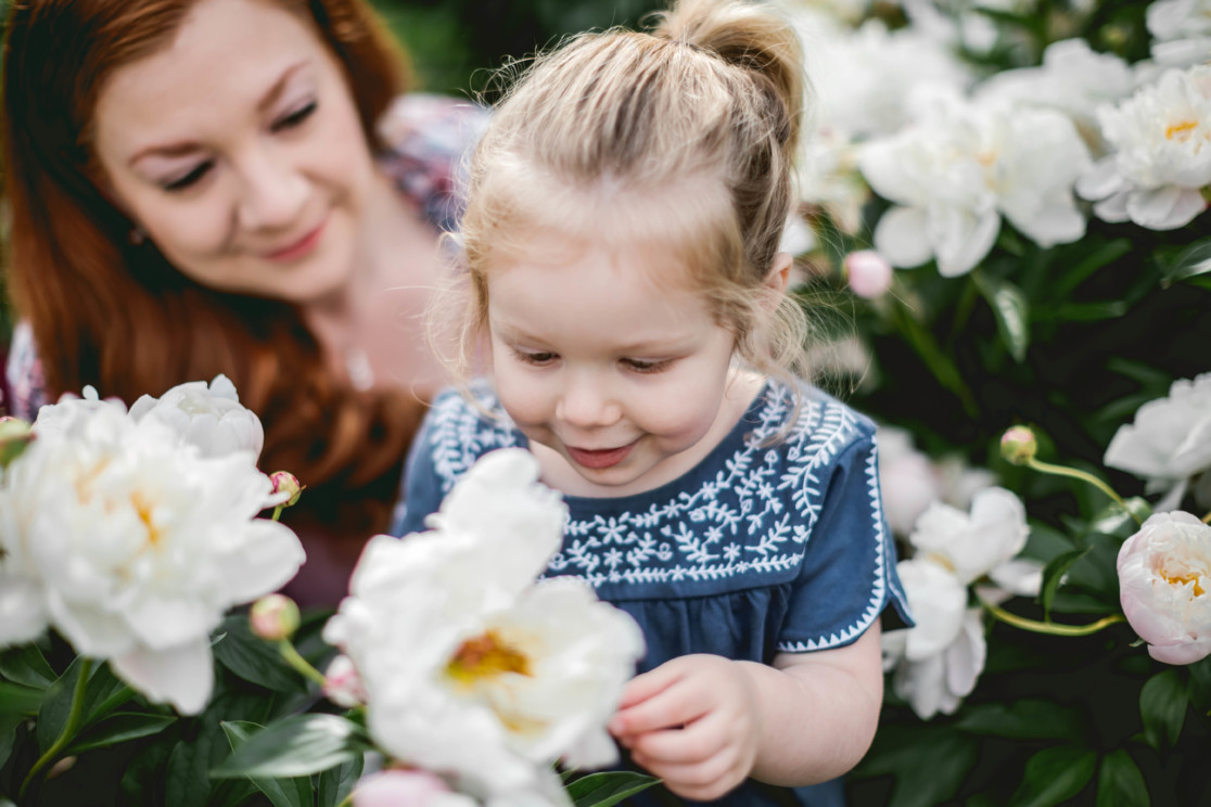 Nichols Arboretum Peony Gardens Portrait Session |  Ann Arbor Portrait Photographer