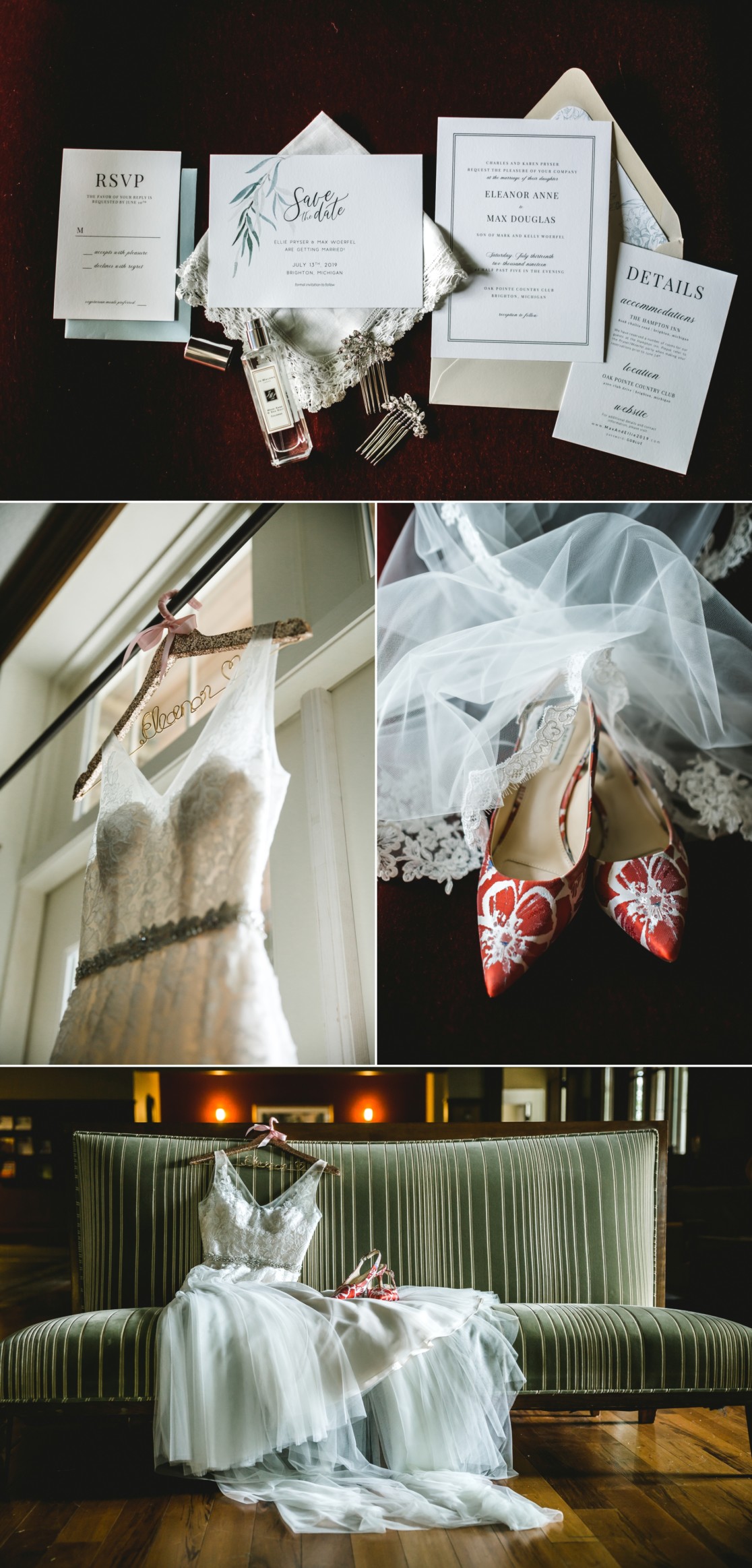 Oak Pointe Wedding Photography Brighton Michigan 